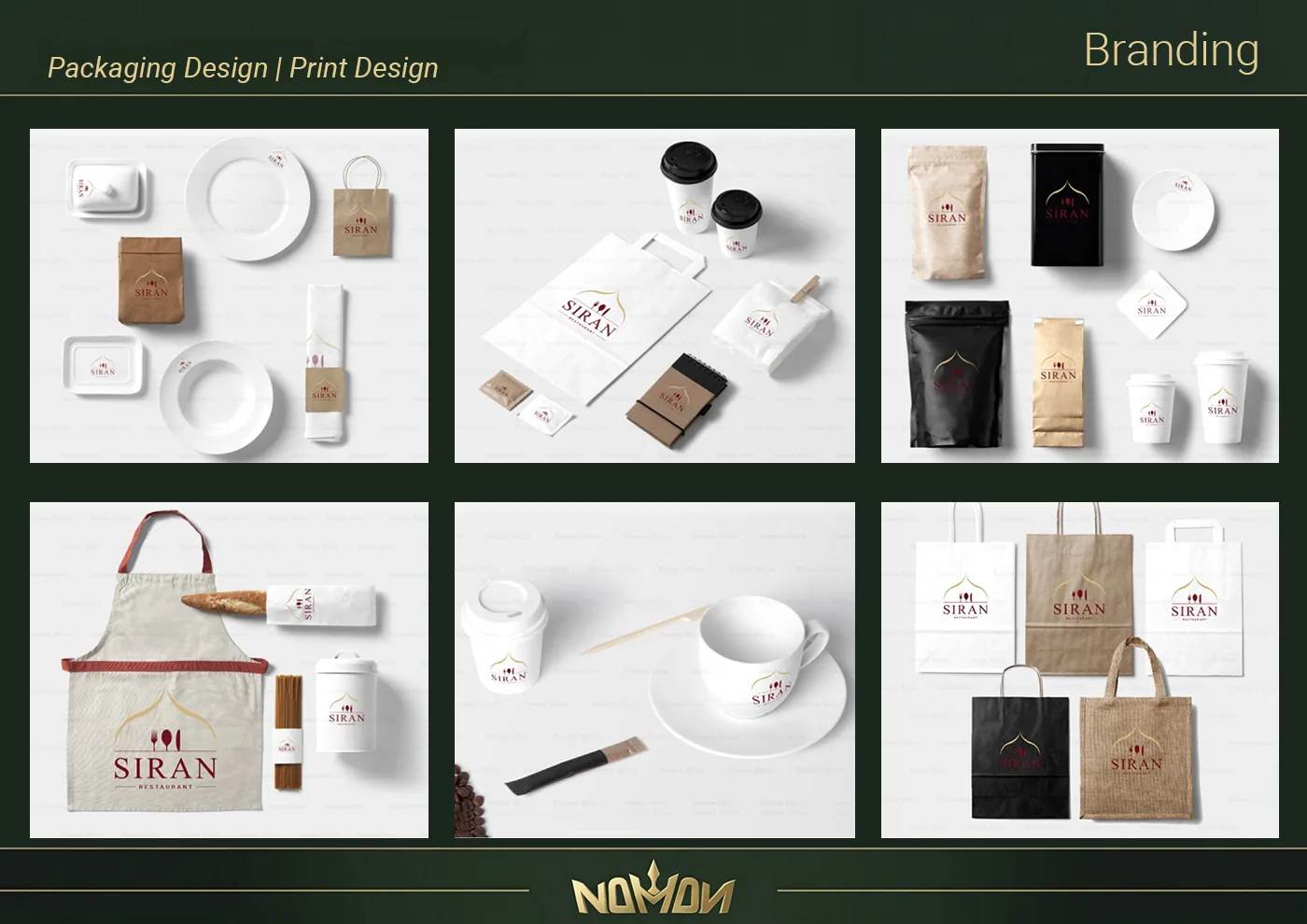 Siran Restaurant Packaging